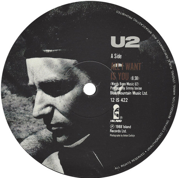 U2 – All I Want Is You - Vinyl 12", Single, 45 RPM, Box Set, UK 1989 (USED VG+)