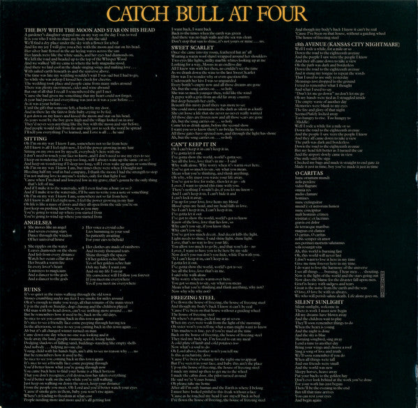 Cat Stevens - Catch Bull At Four - Vinyl LP, Album, Gatefold, UK 1972 (USED NM)