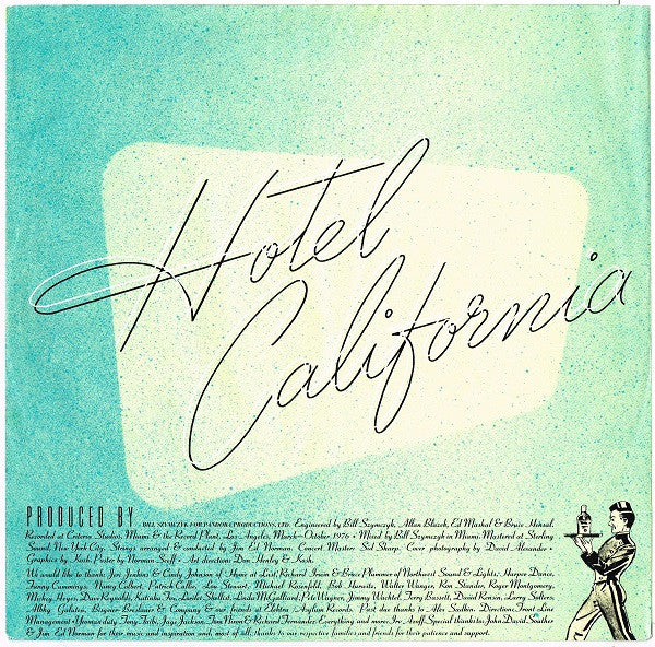 Eagles - Hotel California - Vinyl LP, Album, Reissue, Stereo, 1980 (USED VG+)