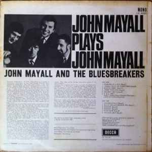 John Mayall - John Mayall Plays John Mayall - Vinyl LP, Album, Mono, UK 1965 (USED VG)