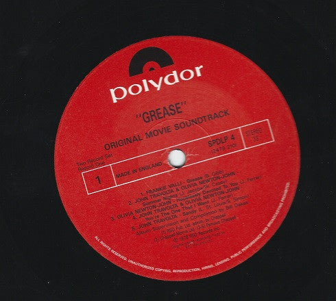 Various – Grease (The Original Soundtrack From The Motion Picture) - 2 × Vinyl LP, Album, Reissue, Gatefold (USED VG+)