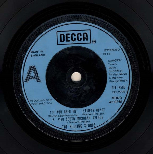 The Rolling Stones - Five By Five - Vinyl 7", 45 RPM, EP, Reissue, Stereo, Misprint, UK 1982 (USED VG+)