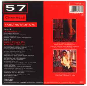Bruce Springsteen – 57 Channels (And Nothin' On) - Vinyl 7", 45 RPM, Single, Small Center Hole, UK 1992 (USED VG+)