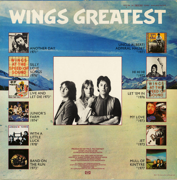 Wings – Wings Greatest - Vinyl LP, Compilation, Stereo, UK 1978 (USED VG+)