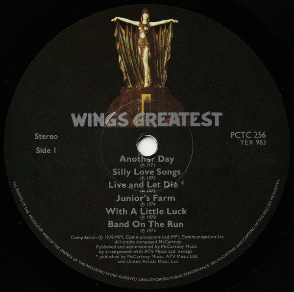 Wings – Wings Greatest - Vinyl LP, Compilation, Stereo, UK 1978 (USED VG+)