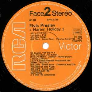 Elvis Presley – Harem Holiday - Vinyl LP, Album, Reissue, France 1976 (USED VG+)