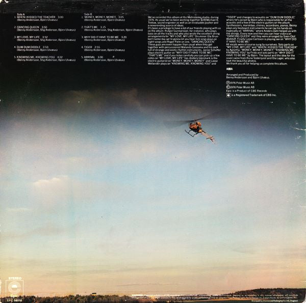 ABBA - Arrival - Vinyl LP, Album, Stereo, UK 1976 (USED VG+)