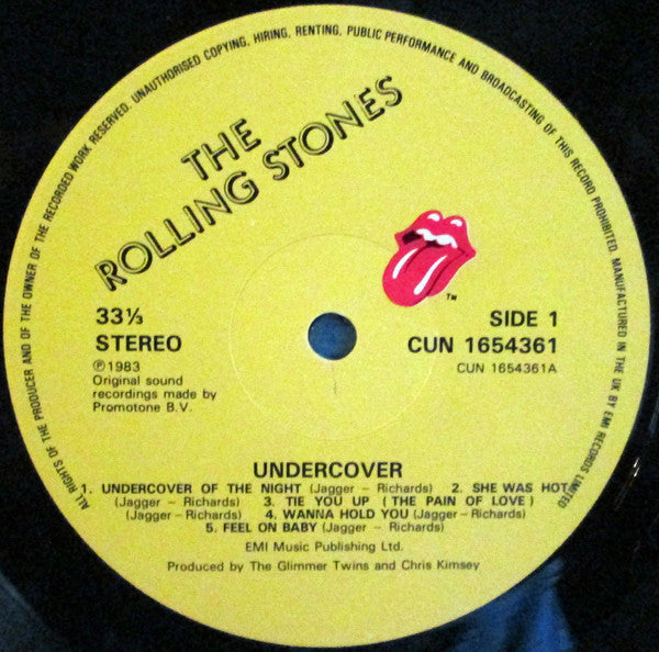 The Rolling Stones – Undercover - Vinyl LP, Album, UK 1983 (USED NM)
