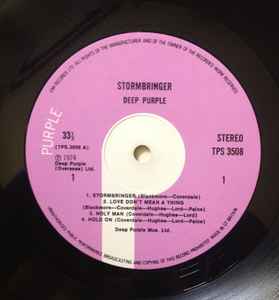 Deep Purple - Stormbringer - Vinyl LP, Album, Stereo, UK (USED VG+)