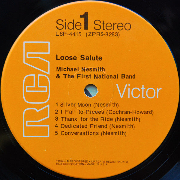 Michael Nesmith & The First National Band - Loose Salute - Vinyl LP, Album, Stereo, 1970 (USED VG+)