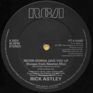 Rick Astley – Never Gonna Give You Up - Vinyl 12", 45 RPM, Single, UK 1987 (USED VG+)