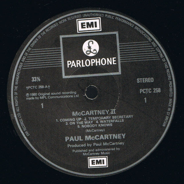 Paul McCartney - McCartney II - Vinyl LP, Album, Gatefold, UK 1980 (USED VG+)