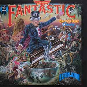 Elton John - Captain Fantastic And The Brown Dirt Cowboy - Vinyl LP, Album, Stereo, Gatefold, UK 1975 (USED VG+)