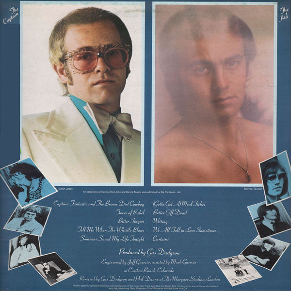 Elton John - Captain Fantastic And The Brown Dirt Cowboy - Vinyl LP, Album, Stereo, Gatefold, UK 1975 (USED VG+)