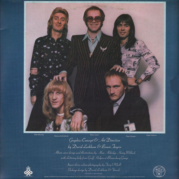Elton John - Captain Fantastic And The Brown Dirt Cowboy - Vinyl LP, Album, Stereo, Gatefold, UK 1975 (USED VG+)