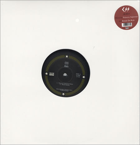 CSS – Alala - Vinyl 12", 33 ⅓ RPM US 2006 (USED VG+)