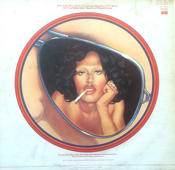 Lou Reed - Sally Can't Dance - Vinyl LP, Album, Stereo UK 1974 (USED VG+)