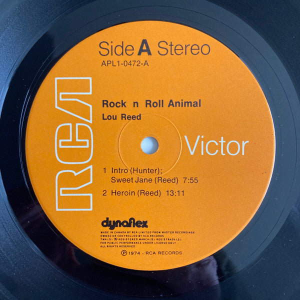 Lou Reed - Rock N Roll Animal - Vinyl LP, Album, Gatefold (USED VG+)