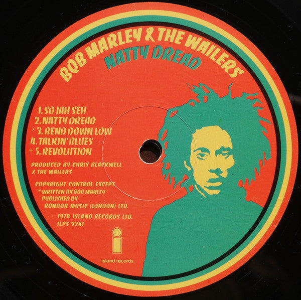 Bob Marley & The Wailers – Natty Dread - Vinyl LP, Album, UK 1974 (USED VG+)