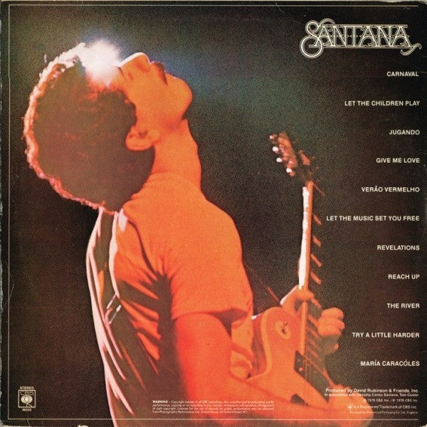 Santana – Festivál - Vinyl LP, Album, UK 1976 (USED VG)