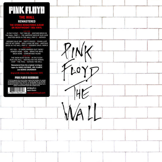 Pink Floyd - The Wall - 2 x Vinyl LP, Album, Reissue, Remastered, Gatefold (NEW SEALED)