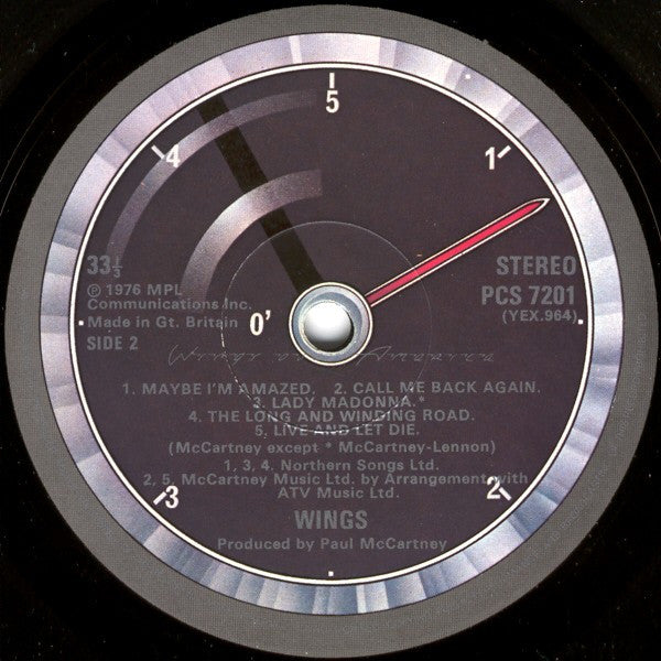 Wings - Wings Over America - 3 x Vinyl LP, Album, Stereo, UK 1976 (USED VG+)