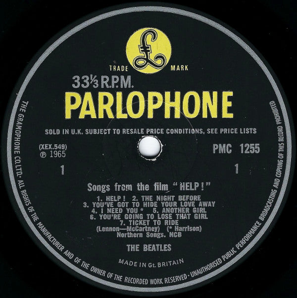 The Beatles – Help! - Vinyl LP, Album, Mono, UK 1965 (USED VG)