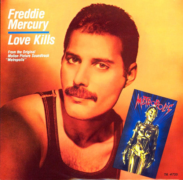 Freddie Mercury - Love Kills - Vinyl 12", 45 RPM, Single, Stereo, UK 1984 (USED VG+)