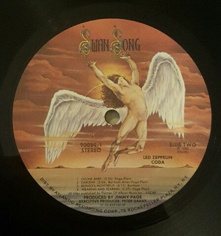 Led Zeppelin – Coda - Vinyl LP, Album, Stereo, US 1982 (USED NM)