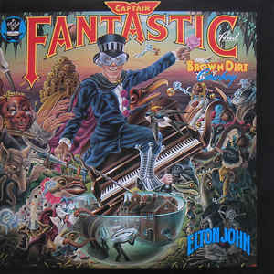 Elton John – Captain Fantastic And The Brown Dirt Cowboy - Vinyl LP, Album, Reissue, Gatefold, UK (USED VG+)