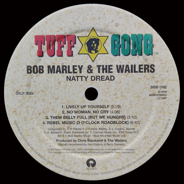 Bob Marley & The Wailers - Natty Dread - Vinyl LP, Album, Reissue, 180 Gram, UK 1974 (NEW SEALED)