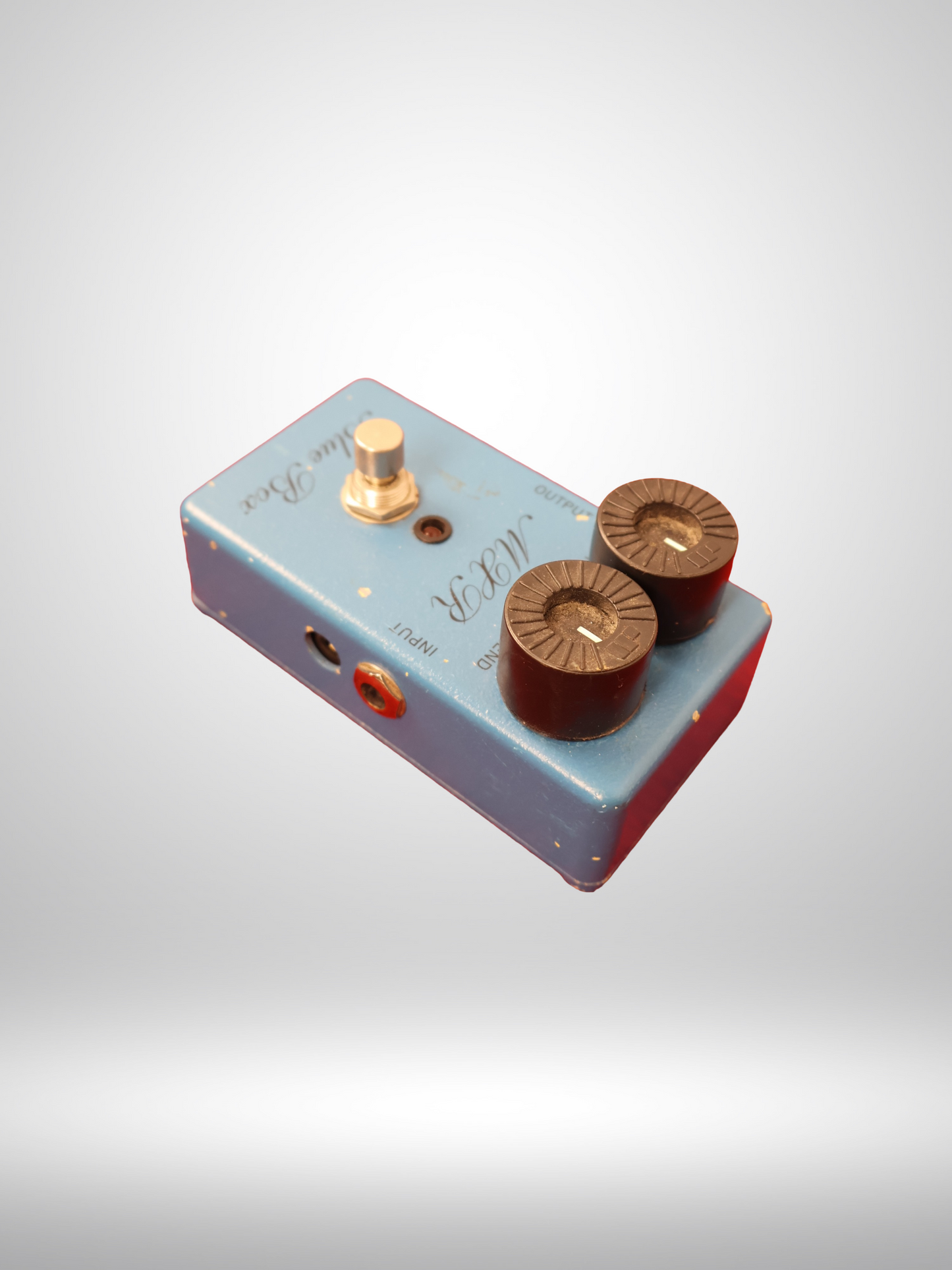 MXR Script Logo Blue Box Guitar Pedal, Owned by Adrian Utley (Portishead)