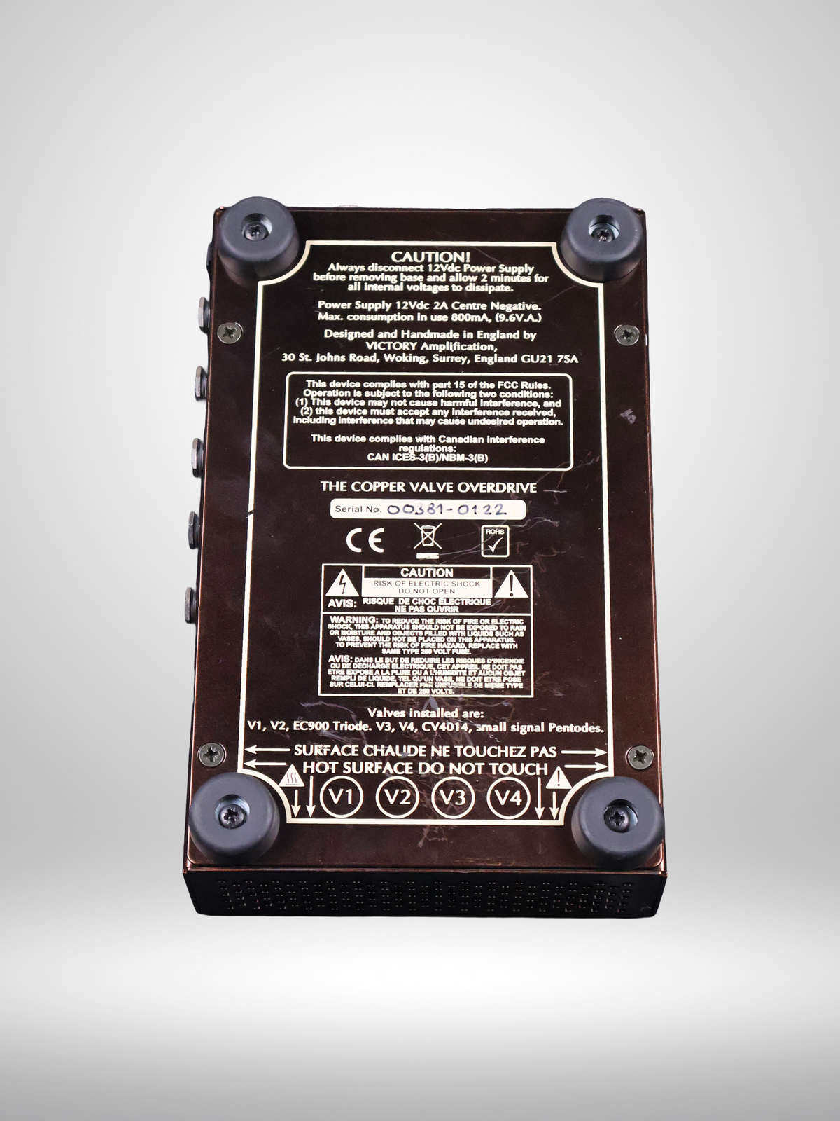 Victory The Copper V4 Preamp Pedal, Used