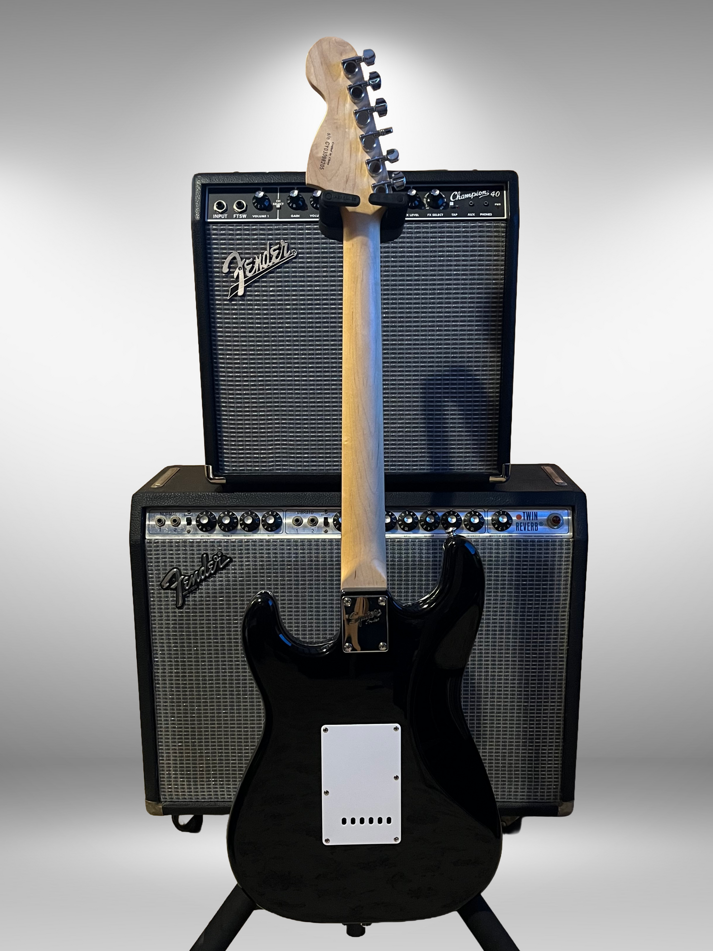 Squier Stratocaster, SSS, Black (2003), Used