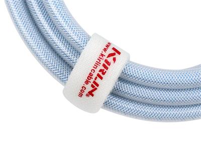 Kirlin 20ft Fabric Gel Straight/Straight Guitar Cable, Blue