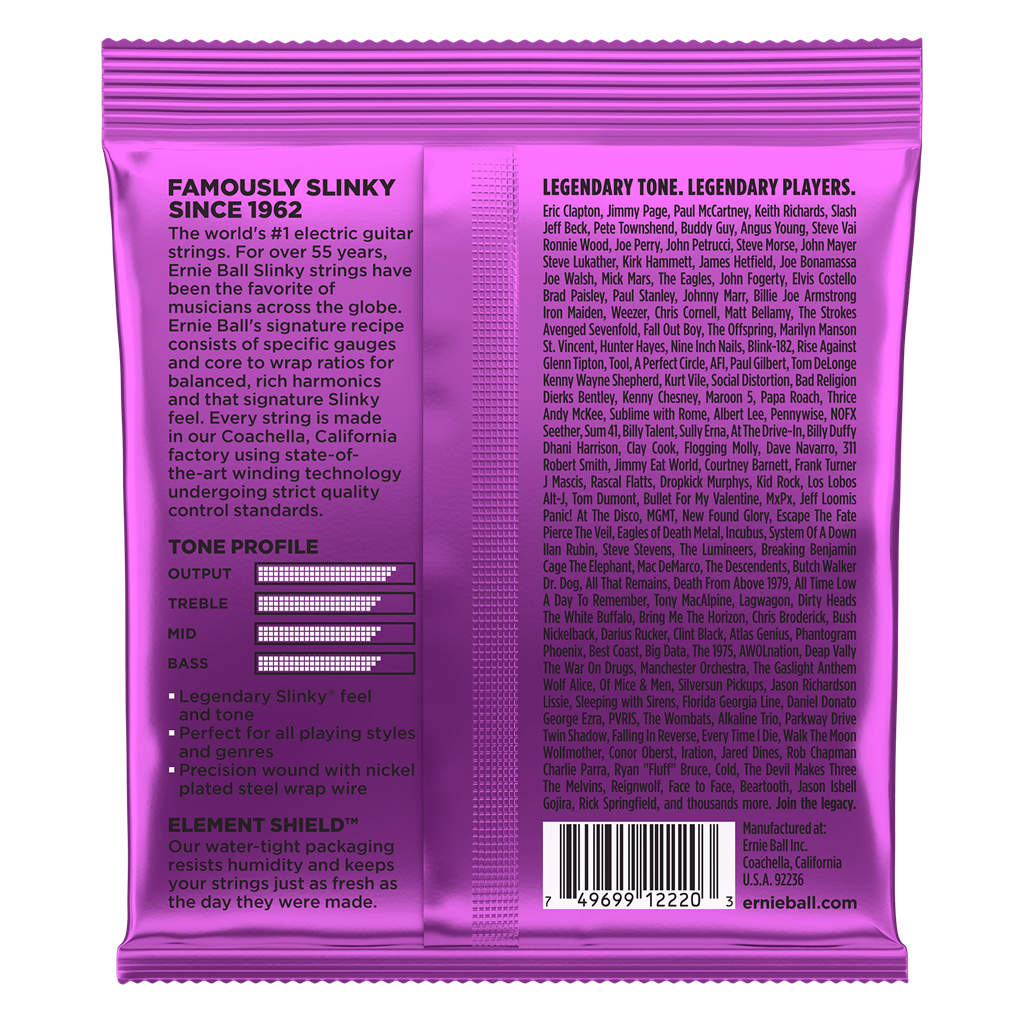 Ernie Ball Power Slinky Guitar Strings, 11-48