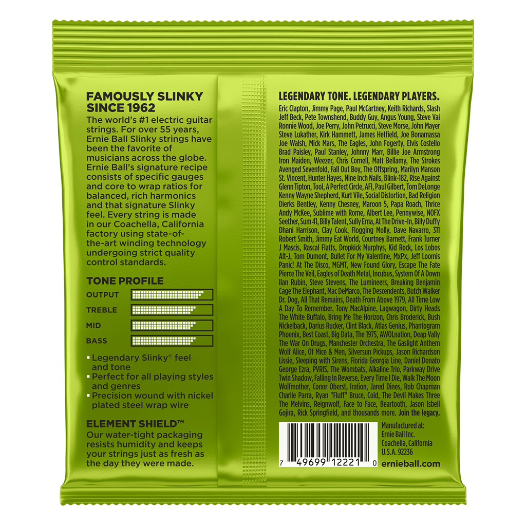Ernie Ball Regular Slinky Guitar Strings, 10-46