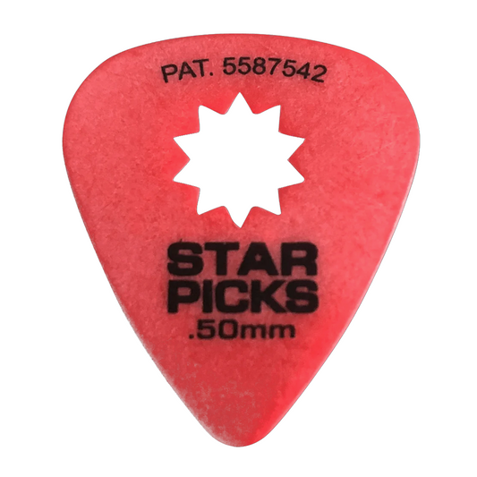 The Everly Brothers Star Picks, 0.50mm, Red, 12-Pack