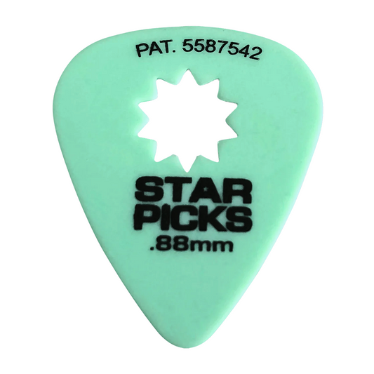 The Everly Brothers Star Picks, 0.88mm, Green, 12-Pack