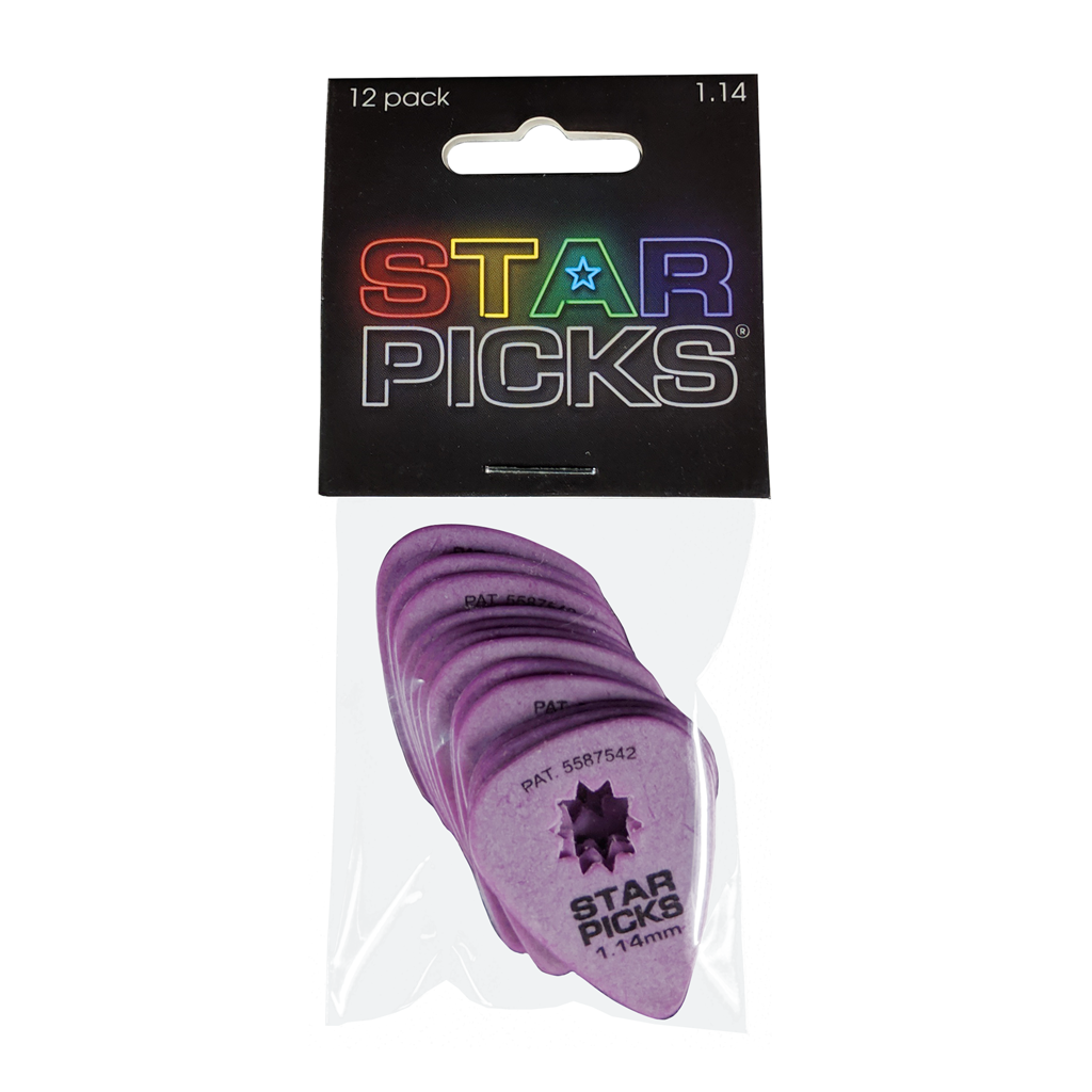The Everly Brothers Star Picks, 1.14mm, Purple, 12-Pack