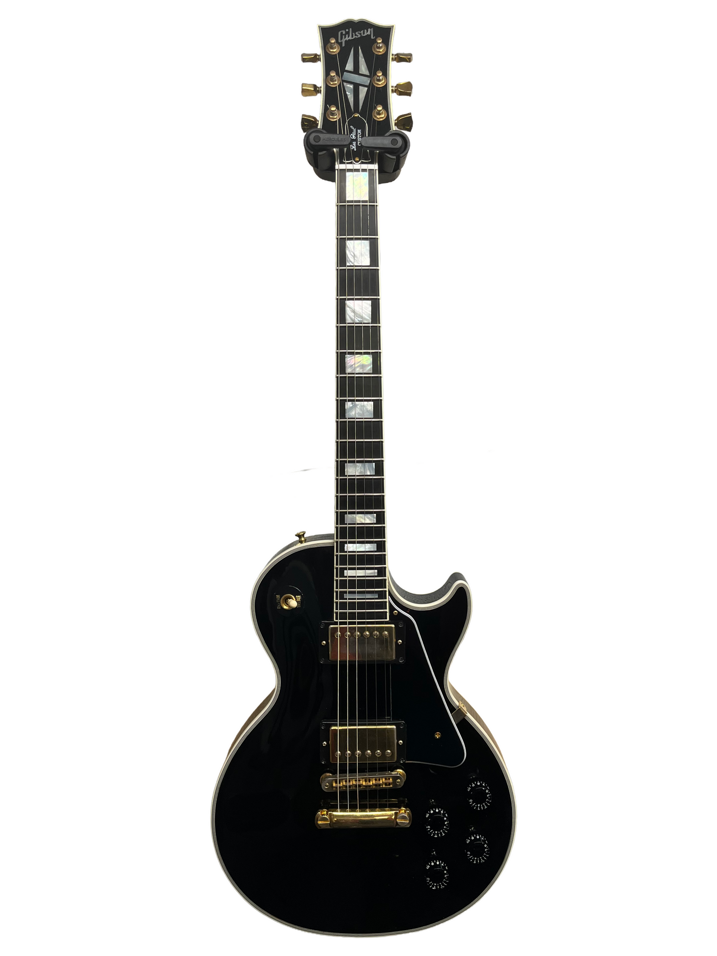 Gibson Custom Shop Les Paul Custom, Ebony Gloss, Ebony Fingerboard (2019) Used