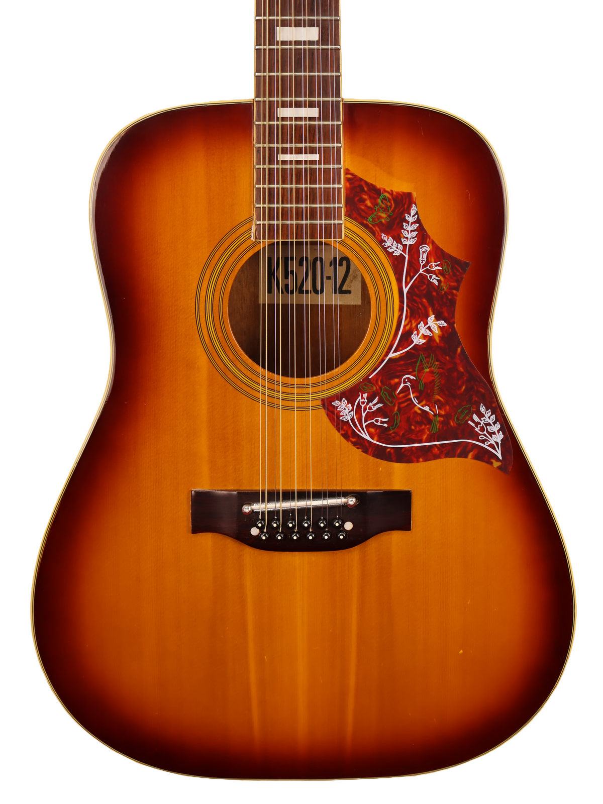 Kay K520-12 Hummingbird, 12 String Acoustic Guitar (1970s)