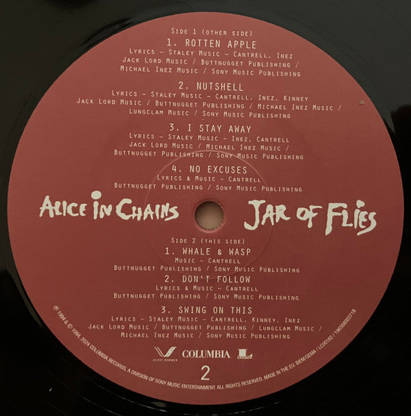 Alice In Chains - Jar Of Flies - Vinyl LP, EP, Reissue, Remastered (NEW SEALED)