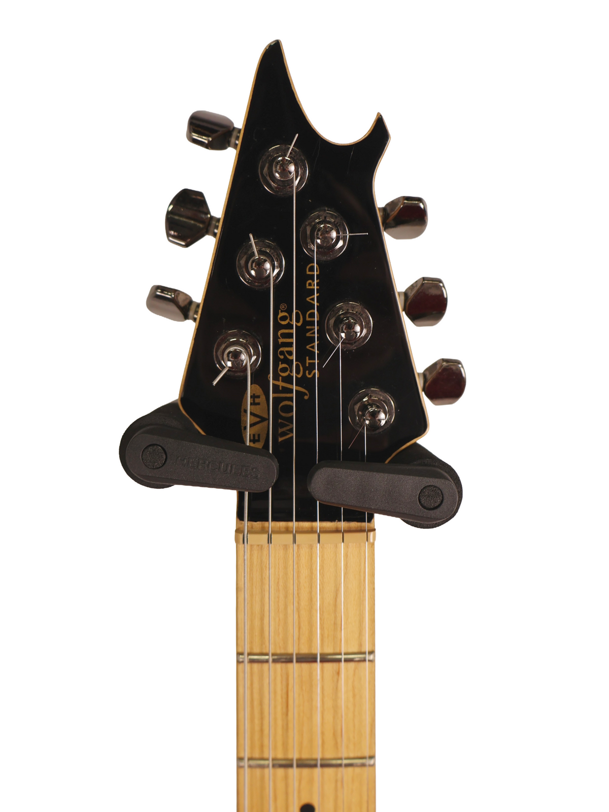 EVH Wolfgang Standard Quilt Hardtail, Trans Black