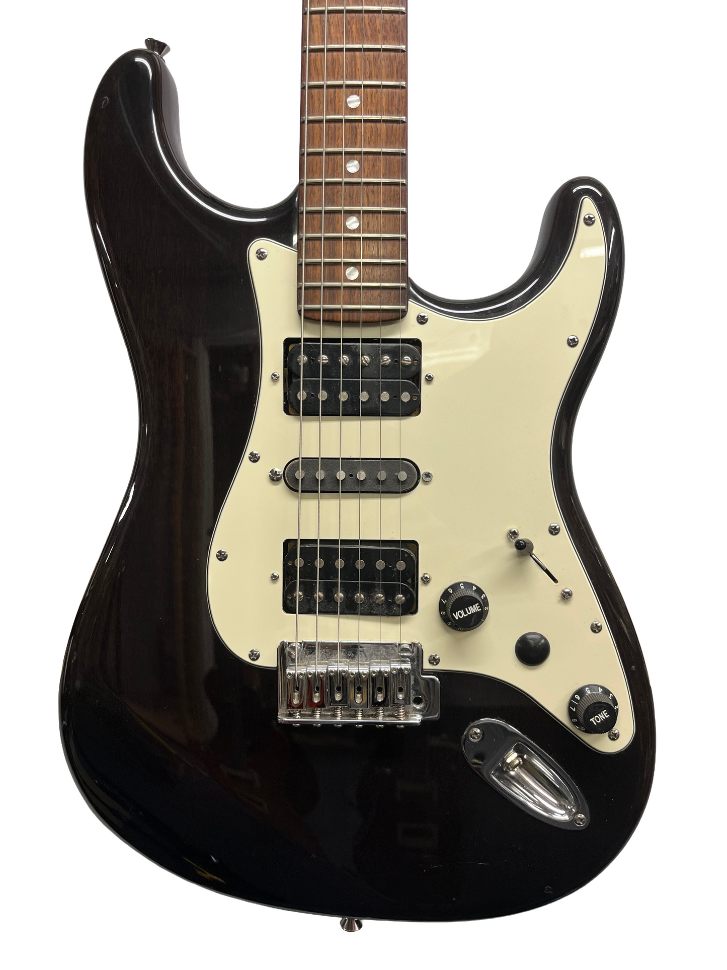 Fender Modern Player Stratocaster HSH, Rosewood Fingerboard, Charcoal Transparent (2013-2014) Used