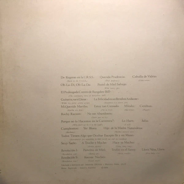 Los Beatles – Los Beatles - 2 x Vinyl LP, Album, Numbered, Mono, Green Labels, Argentina 1969 (USED VG+)