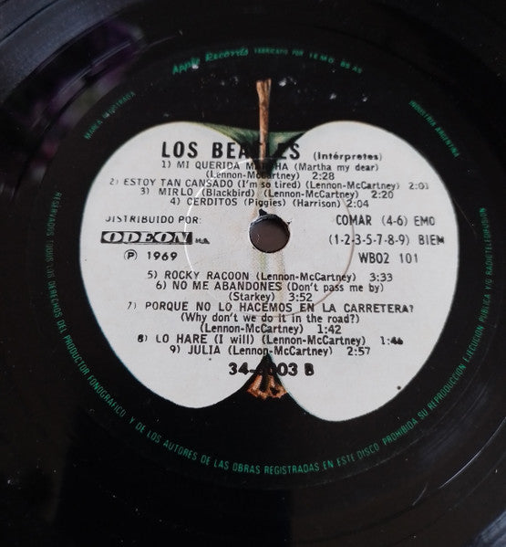 Los Beatles – Los Beatles - 2 x Vinyl LP, Album, Numbered, Mono, Green Labels, Argentina 1969 (USED VG+)