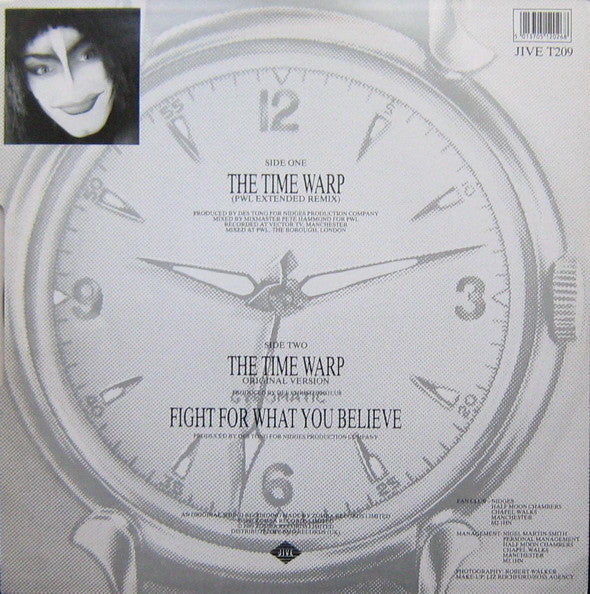 Damian ‎– The Time Warp - Vinyl 12", 45 RPM, Single, Stereo, B&W Sleeve, UK 1989 (USED VG)