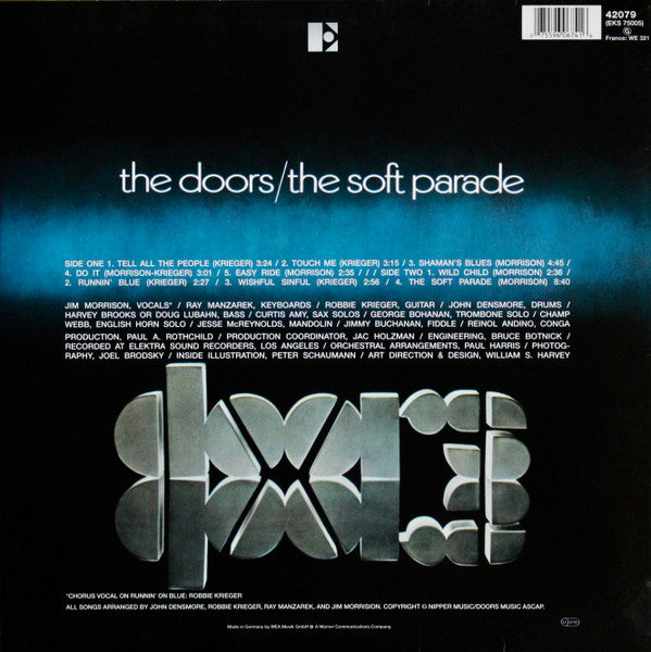 The Doors - The Soft Parade - Vinyl LP, Album, Reissue, Stereo (NEW SEALED)