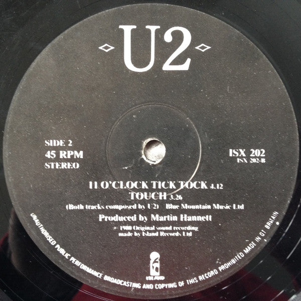 U2 ‎- Pride (In The Name Of Love) - Vinyl 12", 45 RPM, UK 1984 (USED VG+)